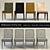 Versatile Classic Dining Chair - 4 Material Options 3D model small image 2