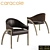 Caracole Architects Chair: Sleek and Sophisticated 3D model small image 1