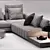 Elegant Minotti Freeman Seating 3D model small image 3