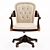 Ceppi Style Luxury Cabinet Chair 3D model small image 1