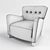 Savona Curations ArmChair: Modern Elegance 3D model small image 3