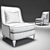 Regal Empress Chair: Exquisite Elegance 3D model small image 2