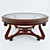 Classical Coffee Table: 1200mm Diameter & 660mm Height 3D model small image 1