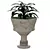 Elegant Pottery Vase 3D model small image 1