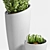 Stylish Planters Collection 3D model small image 2