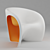 Sleek MT Monoblock Chair 3D model small image 1