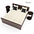 Elegant Venice Bed 3D model small image 2