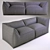 Playful and Plush: Limbo 2 Seater Sofa 3D model small image 1