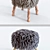 Modern Geometric Stool: Marc Bankowsky-inspired Design 3D model small image 2