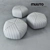 Modern Multi-Color POUF 3D model small image 2