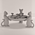 Cats Candy Dish: Customizable Design 3D model small image 3