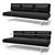 Modern Le Corbusier Lc5 Sofa 3D model small image 1