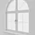 Elegant Arched Window Design 3D model small image 3