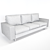  Elegant Johan Sofa by KAPO 3D model small image 2