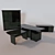 Executive Office Furniture Set 3D model small image 1