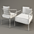  Sleek MINOTTI LE PARC Chair 3D model small image 3