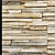 Rustic Wood Tile Wall 3D model small image 2