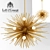 Elegant Zanadoo Gold Chandelier 3D model small image 1