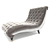 Elegant Silver Tufted Chaise 3D model small image 3