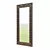 Carved Wooden Frame Mirror 3D model small image 1