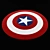 Captain America Kids Carpet: 1000mm Diameter. 3D model small image 1