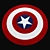 Captain America Kids Carpet: 1000mm Diameter. 3D model small image 2