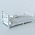 Garda 8R Single Bed - Sleek and Stylish 3D model small image 3