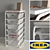 Organize and Store with IKEA ALGOT: Versatile Steel Frame and Mesh Basket 3D model small image 1