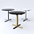 Elegant Minotti Catlin Side Table 3D model small image 1