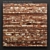 Rustic Wooden Bark Wall Panel 3D model small image 1