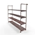 Vintage Restoration Hardware Shelves 3D model small image 1