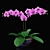 Title: Lilac Orchid Delight 3D model small image 1