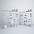 Elegant Iron Shelf: Decorative Set 3D model small image 3
