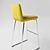 ROLF BENZ SINUS - Sleek Barstool 3D model small image 3