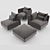 Elegant Comfort: Ikea ArmChair Sofa 3D model small image 1