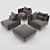 Elegant Comfort: Ikea ArmChair Sofa 3D model small image 3