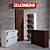 Domina Longhi Shoe Storage 3D model small image 1