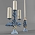 Title: Vintage Chandelier Set 3D model small image 1