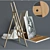 Brauberg Outdoor Easel with Plaster Figurines 3D model small image 2