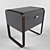 Elegant Cantori Elvis Bedside Table 3D model small image 1