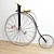 Retro Ride Classic Bicycle 3D model small image 2