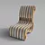 Wooden Armchair 3D model small image 1