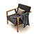 Modern Comfort: IKEA Ekenaset Chair 3D model small image 1