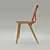 Rustic Wooden Chair 3D model small image 2