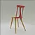 Rustic Wooden Chair 3D model small image 3