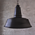 Title: Modern Black Loft Lamp 3D model small image 1