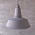 Title: Modern Black Loft Lamp 3D model small image 3