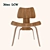 Vintage Eames DCW Chair 3D model small image 2