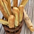 Artisan Baguette Basket 3D model small image 3