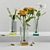 Spring Bliss: Floral OBJ with Turbosmooth Modifier 3D model small image 3